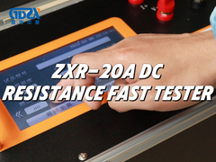 Testeur rapide de résistance en courant continu ZXR-20A avec interfaces RS232 et USB