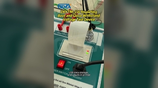Dispositif de test de tension de tenue de bottes et de gants isolants ZXYTM-556