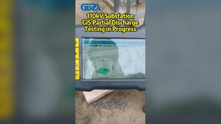 Sous-station 110 kVTest de décharge partielle GIS dans